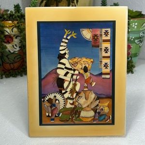 LAWRENCE VARGAS HANDCRAFTED SOUTHWEST STYLE TILE